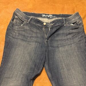 Wrangler Women's Dark Blue Boot Cut Jeans
